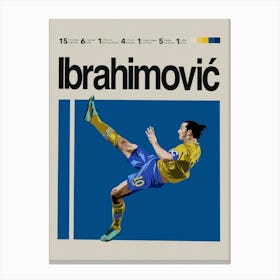 Zlatan Ibrahimovic Canvas Print