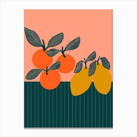 Citrus Summer Canvas Print