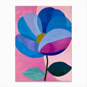 Blue Poppy 5 Canvas Print