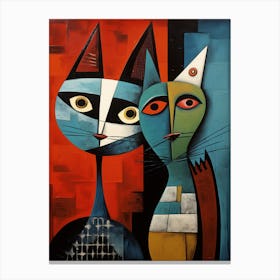 Cat Lovers Canvas Print