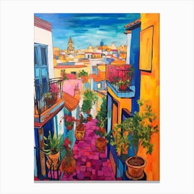 Seville Spain 2 Fauvist Painting Canvas Print