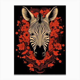 Zebra 6 Canvas Print