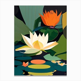 American Lotus Fauvism Matisse 2 Canvas Print