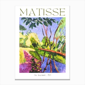 Henri Matissse The Riverbank 1907 La Berge France Art Poster Print in HD for Feature Wall Vibrant Colorful High Resolution Canvas Print