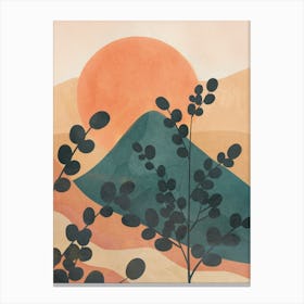 Mountain Sun Canvas Print