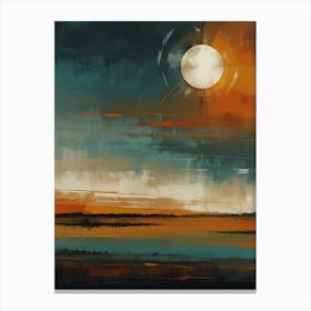 Sunset At Dusk Canvas Print