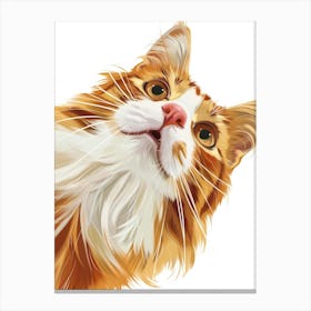 Orange Tabby Cat 19 Canvas Print