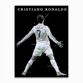 Cristiano Ronaldo Real Madrid 5 Canvas Print