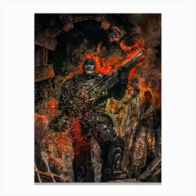 Gears Of War Canvas Print