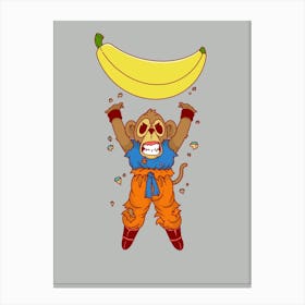 Powered By Banana Canvas Print