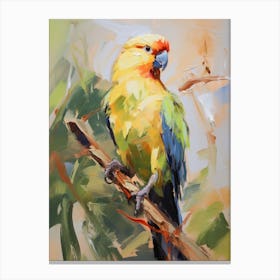 Bird Painting Parrot 2 Canvas Print