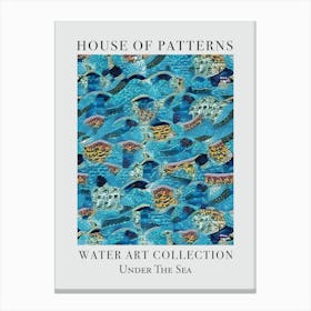House Of Patterns Under The Sea Water 5 Canvas Print