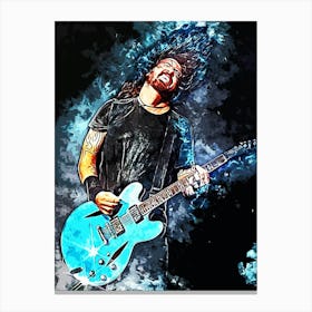 Dave Grohl Foo Fighters 20 Canvas Print