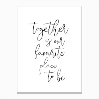 Together Canvas Print