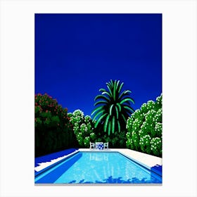 Hiroshi Nagai - Landscape, Swimming Pool Canvas Print
