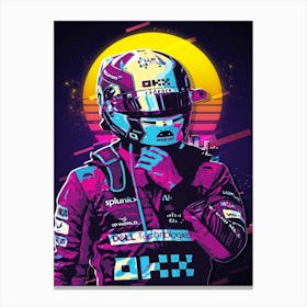 Lando Norris Mclaren Driver Canvas Print