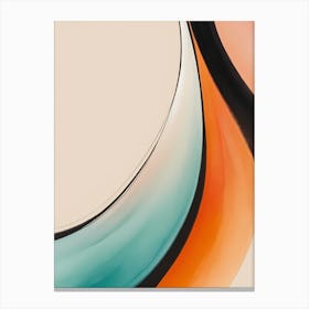 Glowing Abstract Geometric Painting (36) Canvas Print