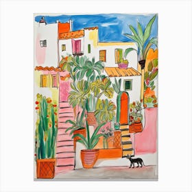 Lima, Dreamy Storybook Illustration 2 Canvas Print