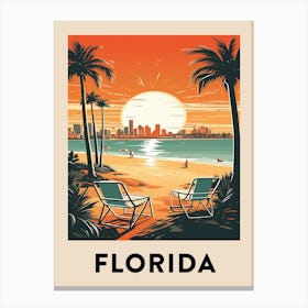 Vintage Travel Poster Florida 5 Canvas Print