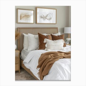 Neutral Bedroom Canvas Print