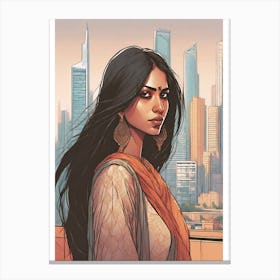 Indian Girl Canvas Print