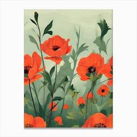 Poppies 62 Canvas Print