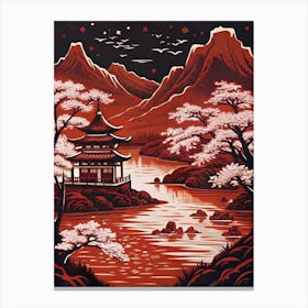 Landscape of China Canvas Print