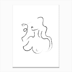 Smoker's swirls Canvas Print