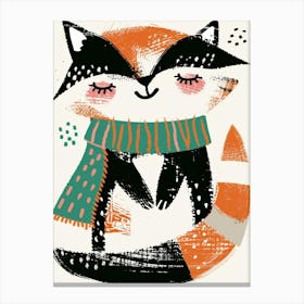 Winter Fox Canvas Print