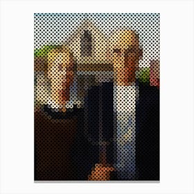 Grant Wood S American Gothic (1930) Famous Painting Canvas Print