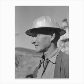 Untitled Photo, Possibly Related To Construction Worker, Shasta Dam, Shasta County, California By Russell Canvas Print