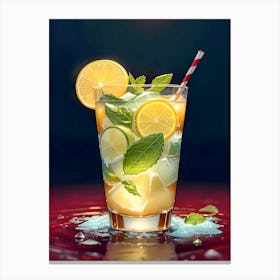 Iced Lemonade 3 Canvas Print