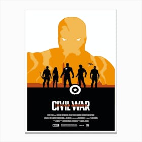 Civil war artwork Canvas Print