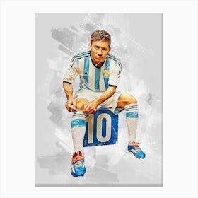 Messi Fifa World Cup Canvas Print
