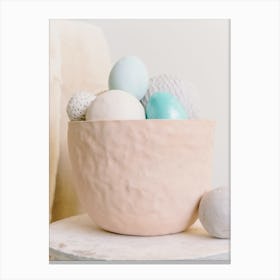 Easter Bowl Canvas Print