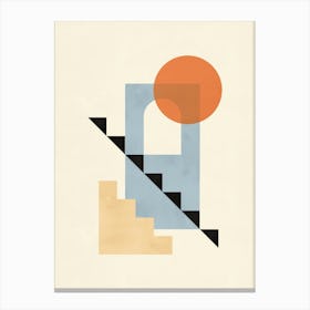 Geometric architectural shapes 1 Canvas Print