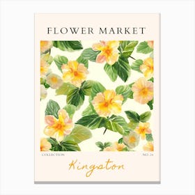 Flower Market Kingston Canvas Print