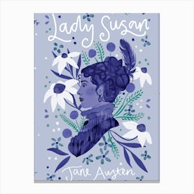 Book Cover - Lady Susan by Jane Austen Canvas Print