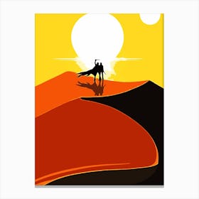 dune movie 12 Canvas Print