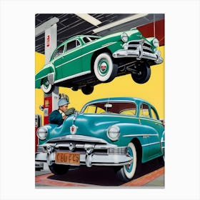 Retro Automotive Reimagined 16 Canvas Print