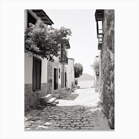 Bodrum, Turkey, Photography In Black And White 7 Canvas Print