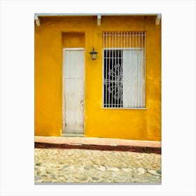 The Yellow House Cuba Canvas Print