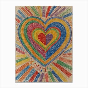 Heart Of Love 41 Canvas Print