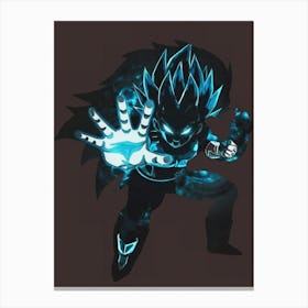 Anime Negative Space ― Vegata Dragon Ball Canvas Print