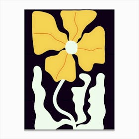 Henri Matisse Yellow Flower Canvas Print