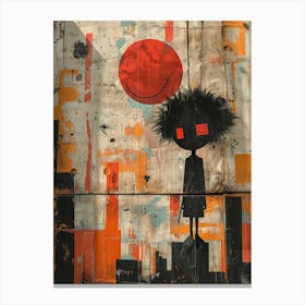 Boy In The City Canvas Print
