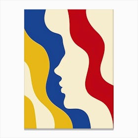 Face Of Colombia Canvas Print