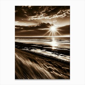 Sunset At The Beach 689 Canvas Print