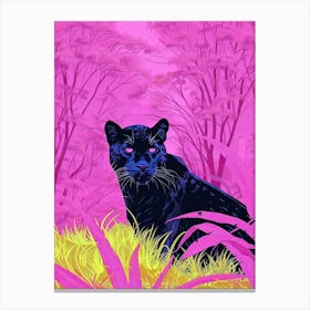 Black Panther 76 Canvas Print