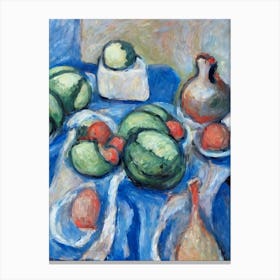 Melon Classic Fruit Canvas Print